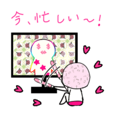 idol otaku-chan 3 -pink- sticker #7743754