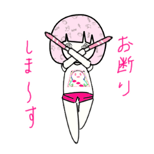 idol otaku-chan 3 -pink- sticker #7743770
