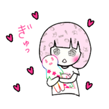 idol otaku-chan 3 -pink- sticker #7743779