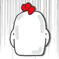 pottori-(chicken) ver.English sticker #7743818