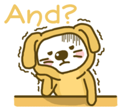 My cute dog sticker #7744129