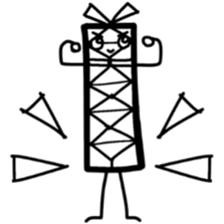 Character Style Abacus Sticker sticker #7744189