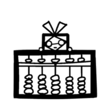 Character Style Abacus Sticker sticker #7744227