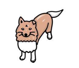 Koro,japanese dog sticker #7744273