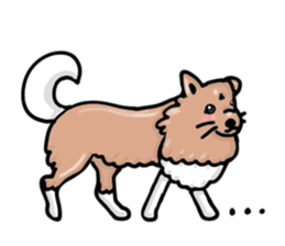 Koro,japanese dog sticker #7744274