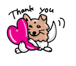 Koro,japanese dog sticker #7744303