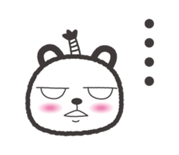 samurai language. bear version. sticker #7744571