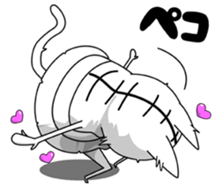 Cooperation of animals. First act. sticker #7744772