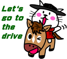 Cat gunfighter[English version] sticker #7744950