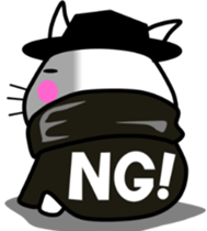 Cat gunfighter[English version] sticker #7744967