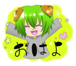 Cur and crows and Friends sticker #7745148