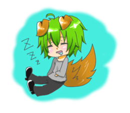 Cur and crows and Friends sticker #7745157