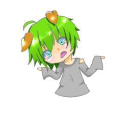 Cur and crows and Friends sticker #7745163