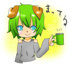 Cur and crows and Friends sticker #7745165