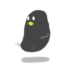 Cur and crows and Friends sticker #7745179