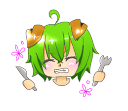 Cur and crows and Friends sticker #7745181