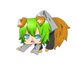 Cur and crows and Friends sticker #7745185