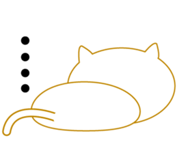 Cute cute cat! sticker #7745272