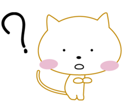 Cute cute cat! sticker #7745276