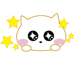 Cute cute cat! sticker #7745280