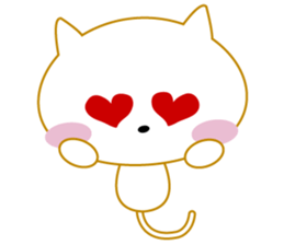 Cute cute cat! sticker #7745285