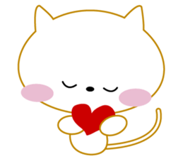 Cute cute cat! sticker #7745286