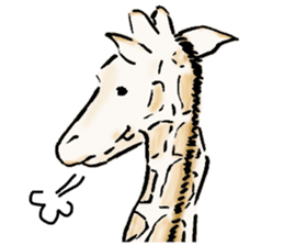 Lovely giraffe stickers 2 sticker #7745909