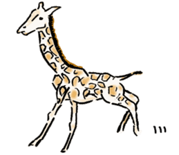 Lovely giraffe stickers 2 sticker #7745911