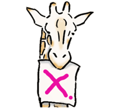 Lovely giraffe stickers 2 sticker #7745916