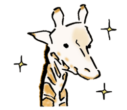 Lovely giraffe stickers 2 sticker #7745917