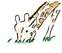 Lovely giraffe stickers 2 sticker #7745926