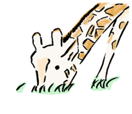 Lovely giraffe stickers 2 sticker #7745926