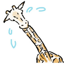 Lovely giraffe stickers 2 sticker #7745928
