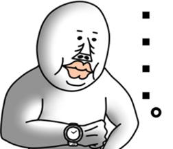 An annoying man part9 sticker #7746005