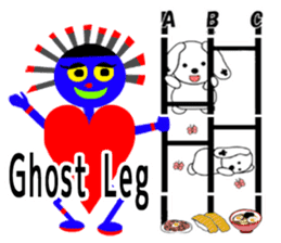 You love money!   Ghost Leg sticker #7746149