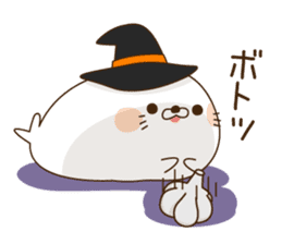 Halloween of an invective seal. sticker #7746235