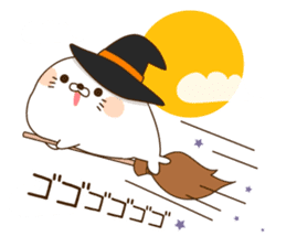 Halloween of an invective seal. sticker #7746244