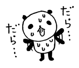 Every day of a panda46 sticker #7746332