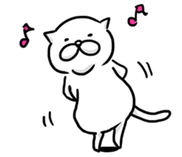 Fat cat's every day sticker #7746739