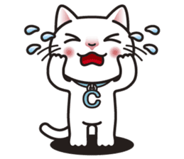COCO the White Cat sticker #7746944