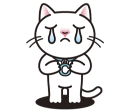 COCO the White Cat sticker #7746945
