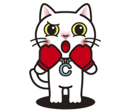 COCO the White Cat sticker #7746960