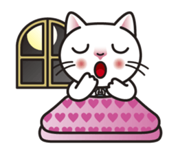 COCO the White Cat sticker #7746970
