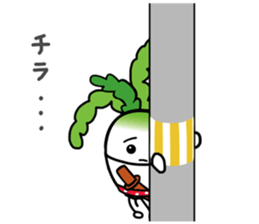 Let's eat Japanese radish "surisuri" sticker #7747040