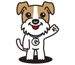 GEORGE the Wire Fox Terrier sticker #7747180