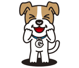 GEORGE the Wire Fox Terrier sticker #7747181
