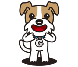 GEORGE the Wire Fox Terrier sticker #7747182