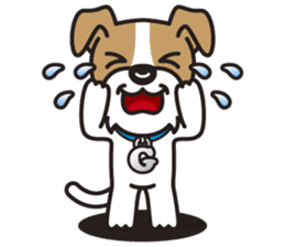 GEORGE the Wire Fox Terrier sticker #7747184