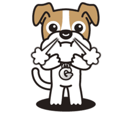 GEORGE the Wire Fox Terrier sticker #7747186