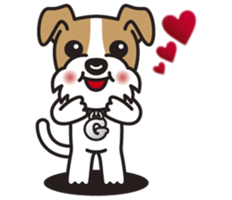 GEORGE the Wire Fox Terrier sticker #7747190